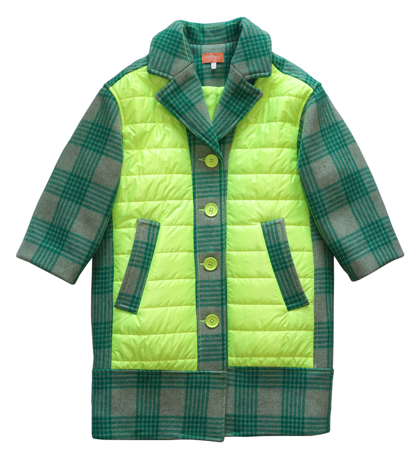 UNIQUE PATCHED PADDING COAT (GREEN) - SOLD-OUT