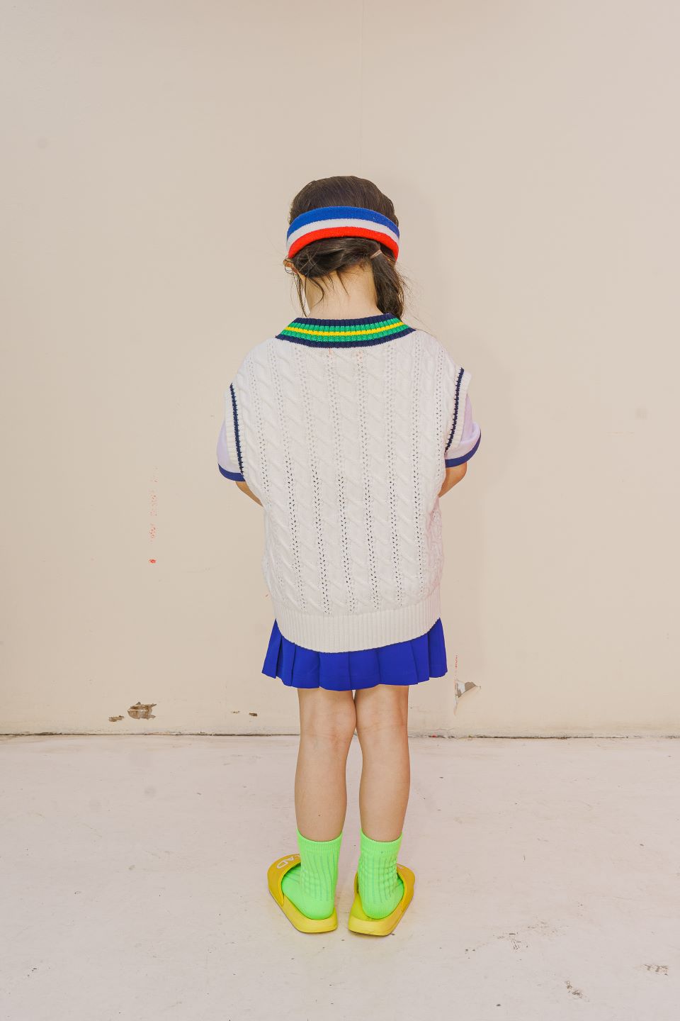 COOL KNIT VEST (WHITE)