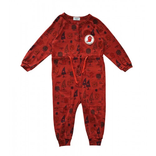 MONSTER JUMPSUIT (RED) - 80% 할인