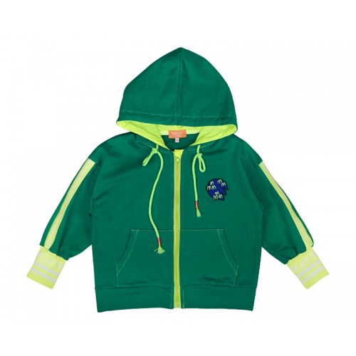 COLOUR PLAY ZIP-UP (GREEN)